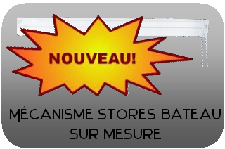 Mécanisme Store Bateau sur mesure Mécanisme Store Bateau sur mesure