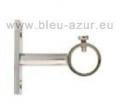 270-Piton sur platine - tubes penderie � 16 mm