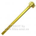 241-Tringle plate � clip extensible acier � 11 x 5mm