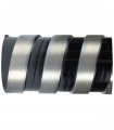 298-Embout lacet � 28mm - Nickel bross� Noir