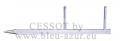 280-Fer � pointe - 2 gonds d�vissables