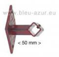 260-Support plafond 50mm embase 76mm