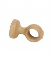 252-Support lorgnon monobloc 55 mm - Naturel bois � 35 mm