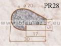 Profil aggloméré PR28 Profil aggloméré PR28