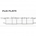 Ruban Fronceur Plis Plat Blanc