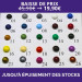 Clous de couleur - tête plastique Clous de couleur - tête plastique