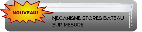 M�canisme pour stores bateau