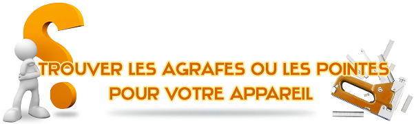 Recherche agrafes et pointes