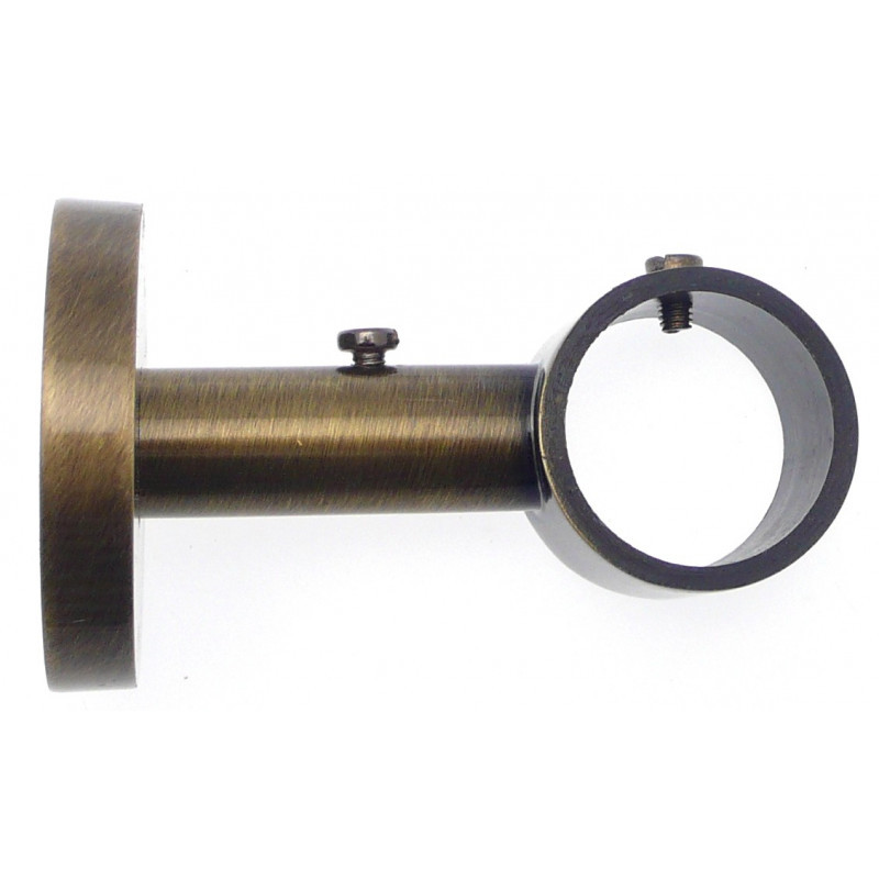 227-Support laiton vieilli 65mm Ø 28mm