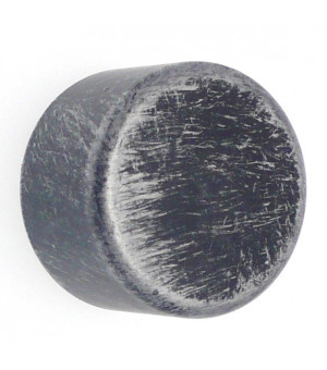 Paire D'Embouts Fer Forgé Rouille Pour Barre 28 Mm