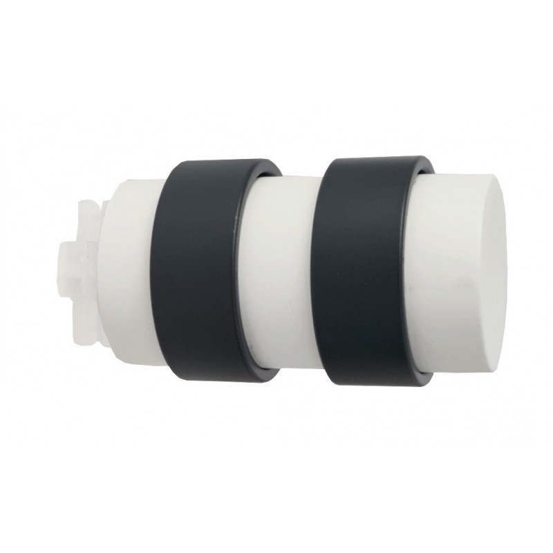 300-Embout Cylindre blanc mat anthracite pour tringle Ø 28mm