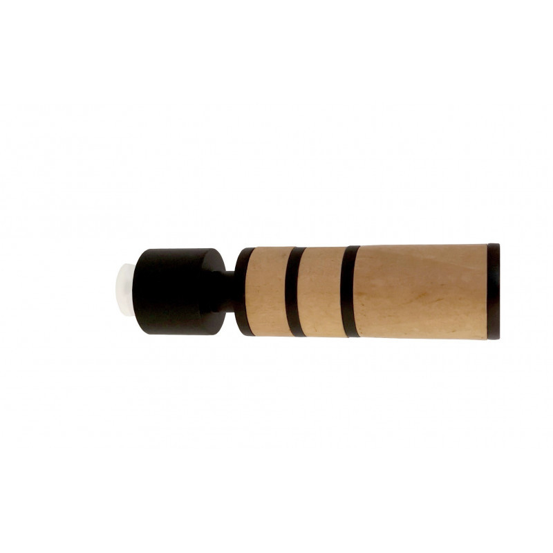 301-Embout cylindre bois/métal pour tringle Ø 20mm