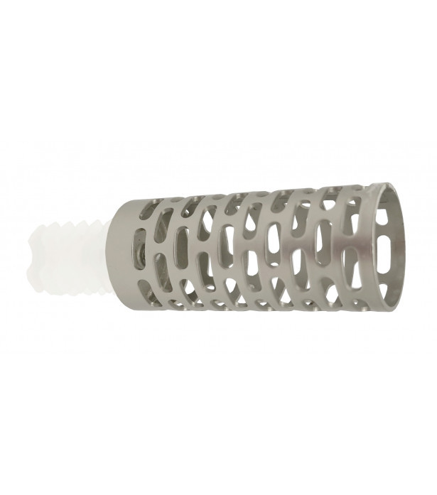 301-Embout cylindre perforé pour tringle Ø 20mm