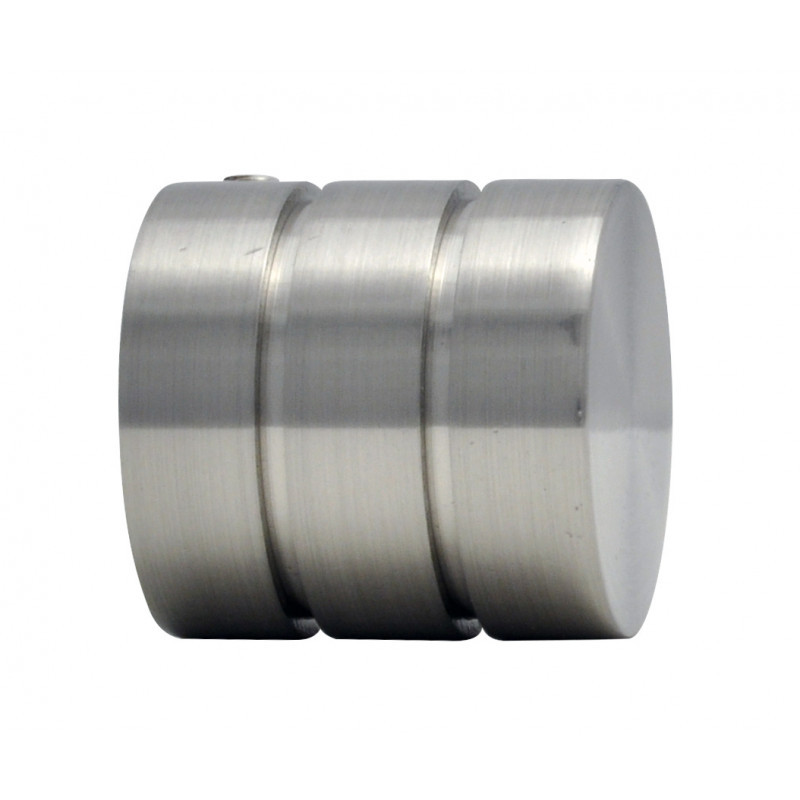 304-Embout Cylindre strié pour tringle Ø 19mm