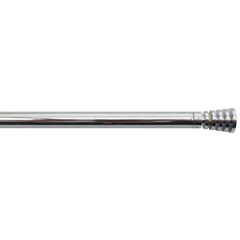 3401-TRINGLE VITRAGE pommeau strié Ø 10MM