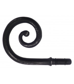 262-Embout spirale saillie fer forgé pour tringle Ø 19mm