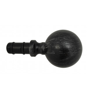 262-Embout contemporain fer forgé pour tringle Ø 19mm