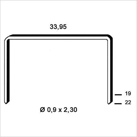 Agrafes BM carton stanox de 18mm