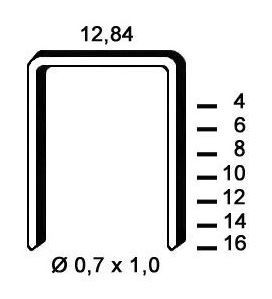 Agrafes A 04mm INOX A4 - 316