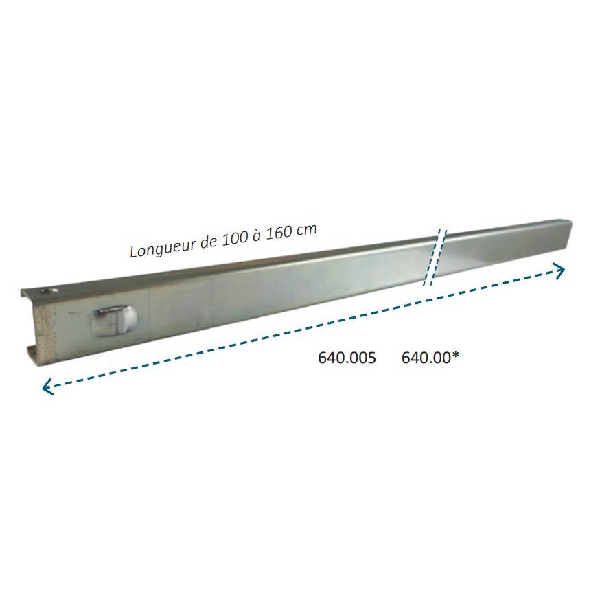 Rail Acier Bocama (Barre nue)