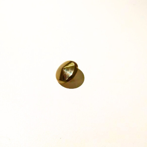 Cache-vis de décoration 348 - Laiton poli - Tête pointue