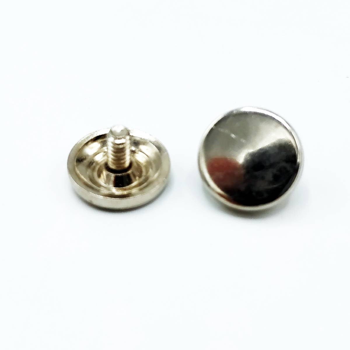 Lot De 8 Vis Miroir En Laiton - Tête Plate Ronde 18mm - Finition Or Ou Argenté - Uxcell
