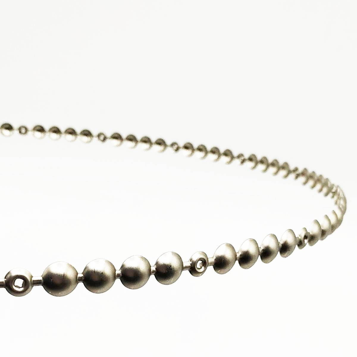 Bande de clous factices Ø9,5mm - Alu Brossé