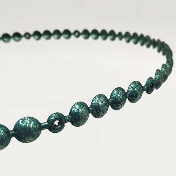 Bande de clous factices Ø9,5mm - Vert Émeraude