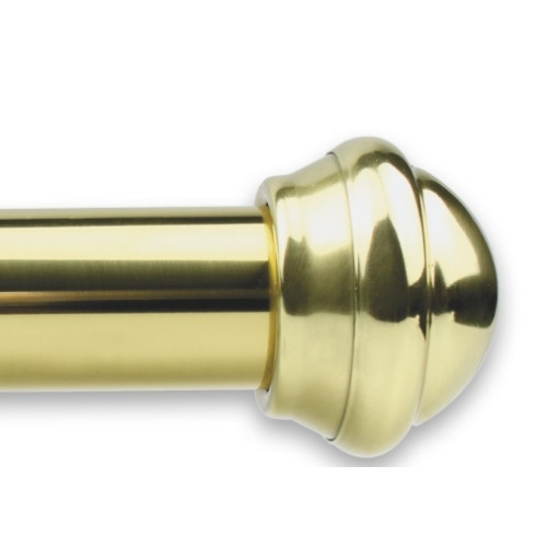 Embout Classique laiton poli verni Ø28mm
