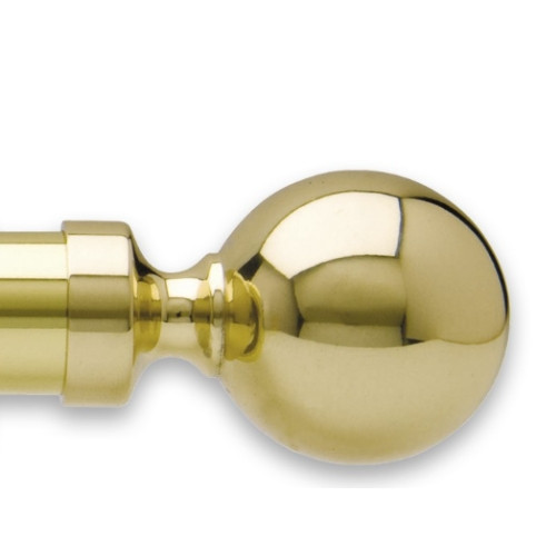Embout Contemporain laiton poli verni Ø28mm