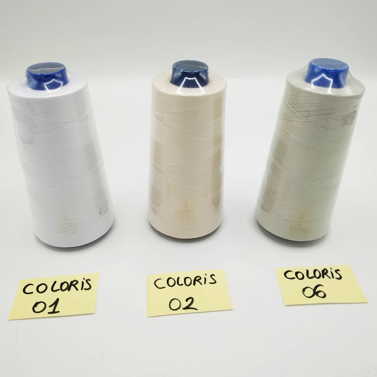 5000 m mètres bobine de fil à coudre blanc tous tissus couture 100%  polyester haute qualité pour machine à coudre - Un grand marché