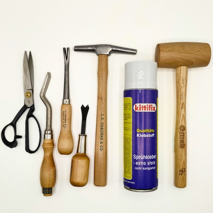 Kit d'outils pour garnissage de mousse- 7 pièces