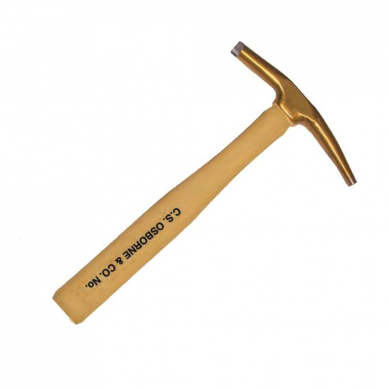 Marteau tapissier aimanté 10mm tête bronze OSBORNE 33 (Ø6mm / Ø10mm)