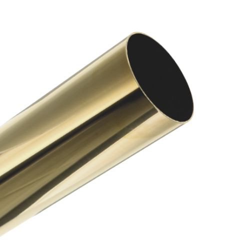 Tube en laiton poli verni Ø40mm
