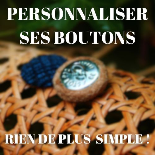 Créer des boutons personnalisés avec du tissu