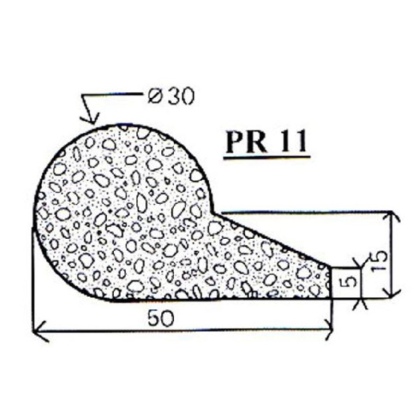 Profil aggloméré PR11 - Fiche technique