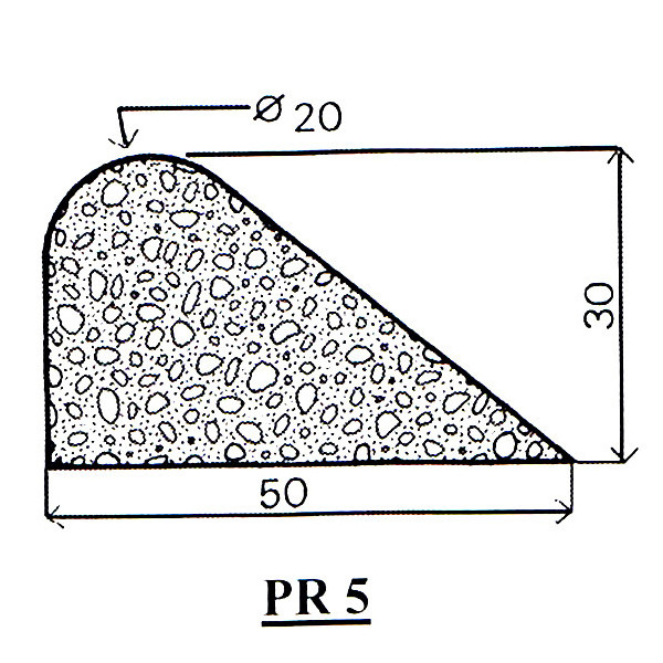 Profil aggloméré PR05 - Fiche technique