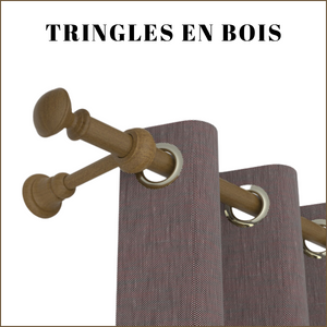 tringle en bois