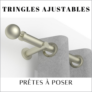 tringle ajustable, tringle extensible