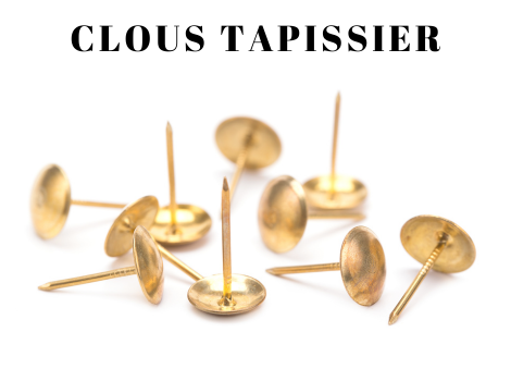 Clous de tapissiers de décoration pour vos chaises et fauteuils